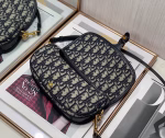 Dior Bobby East-West Bag In Blue Dior Oblique Canvas - Image 8
