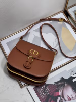 Dior Bobby Frame Bag In Brown Box Calfskin - Image 9