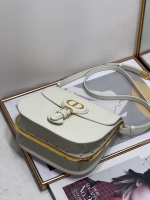 Dior Bobby Frame Bag In White Box Calfskin - Image 2
