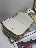 Dior Bobby Frame Bag In White Box Calfskin - Image 3