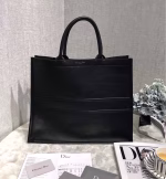 Dior Book Tote Bag In Black Surrealism Printed Calfskin - Image 8