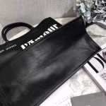 Dior Book Tote Bag In Black Surrealism Printed Calfskin - Image 2