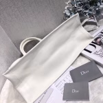 Dior Book Tote Bag In White Surrealism Printed Calfskin - Image 2