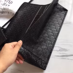 Dior Book Tote Bag In Black Oblique Embossed Calfskin - Image 8