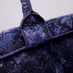 Dior Book Tote Bag In Blue KaleiDiorscopic Canvas - Image 7