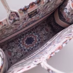 Dior Book Tote Bag In Pink KaleiDiorscopic Canvas - Image 8