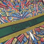 Dior Book Tote Bg In Butterfly Multicolor Canvas - Image 3