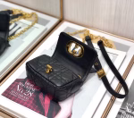 Dior Micro Caro Bag In Black Cannage Calfskin - Image 7
