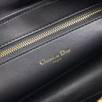 Dior Caro Double Pouch In Black Cannage Calfskin - Image 5