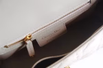 Dior Small Caro Bag In Beige Cannage Calfskin - Image 7