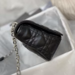 Dior Small Caro Bag In Noir Cannage Calfskin - Image 7