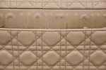 Dior Caro Medium Bag In Beige Cannage Calfskin - Image 4