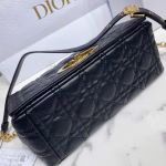 Dior Caro Medium Bag In Black Cannage Calfskin - Image 3