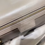 Dior Caro Medium Bag In Taupe Cannage Calfskin - Image 3