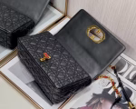 Dior Medium Dioramour Caro Black Bag with Heart Motif - Image 8