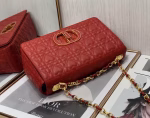 Dior Medium Dioramour Caro Red Bag with Heart Motif - Image 7