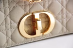 Dior Large Caro Bag In Beige Cannage Calfskin - Image 7
