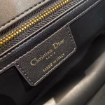 Dior Large Caro Bag In Black Cannage Calfskin - Image 3