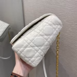 Dior Large Caro Bag In White Cannage Calfskin - Image 5