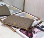 Dior Large Caro Daily Pouch In Beige Calfskin - Image 5