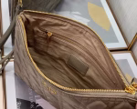 Dior Large Caro Daily Pouch In Beige Calfskin - Image 4