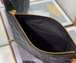 Dior Large Caro Daily Pouch In Black Calfskin - Image 4