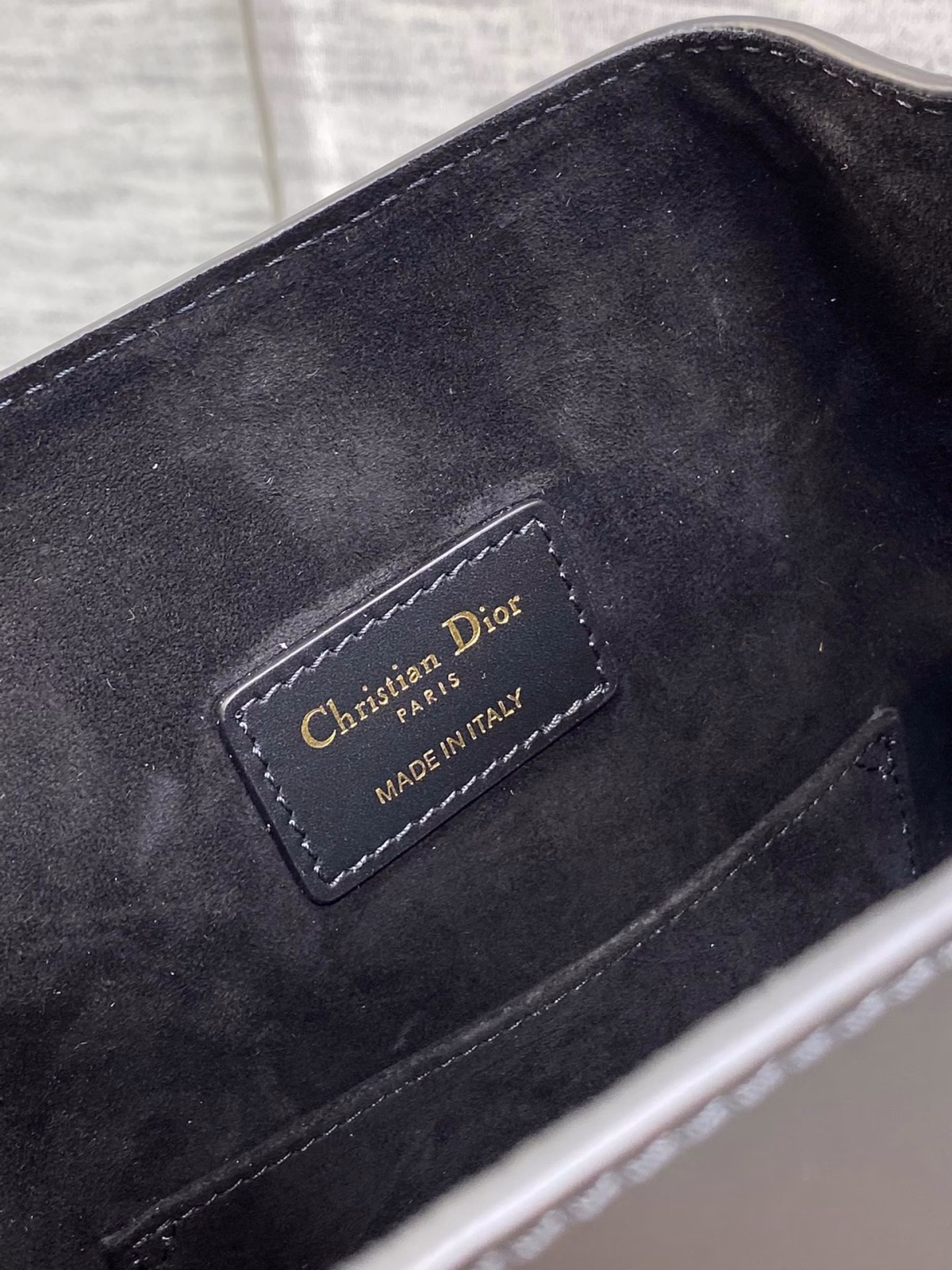 Dior C'est Medium Bag in Black Saddle Calfskin - Image 5