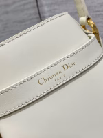 Dior C'est Medium Bag in White Saddle Calfskin - Image 9