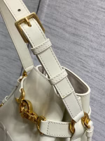 Dior C'est Medium Bag in White Saddle Calfskin - Image 2