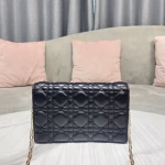 Dior Lady Dior Chain Pouch In Black Cannage Lambskin - Image 7