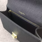 Dior Diorama Flap Bag In Noir Grained Calfskin - Image 3