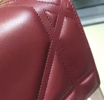 Dior Bordeaux Diorama Lambskin Bag With Large Cannage Motif - Image 4