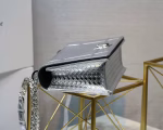 Dior Diorama Bag In Silver Metallic Calfskin - Image 5