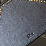 Dior Diorama Bag In Black Studded Lambskin - Image 3