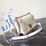 Dior Diorama Bag In White Studded Lambskin - Image 7