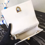 Dior Diorama Bag In White Studded Lambskin - Image 5