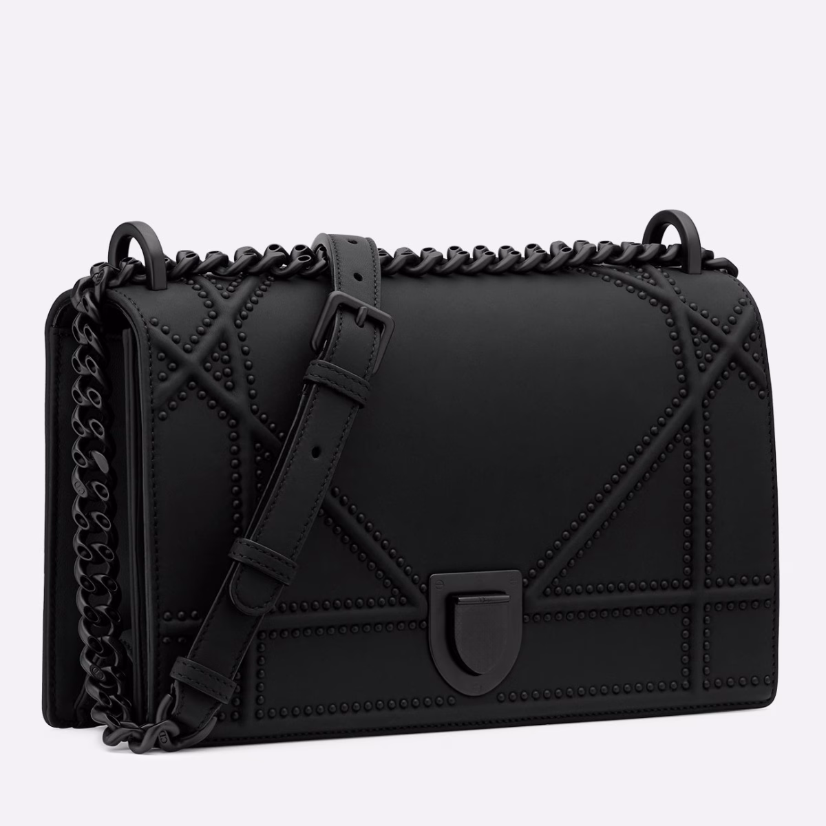 Dior Studded Diorama Ultra Matt So Black Bag - Image 1