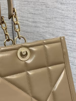 Dior Medium Essential Tote Bag In Hazelnut Archicannage Calfskin - Image 10