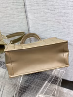 Dior Medium Essential Tote Bag In Hazelnut Archicannage Calfskin - Image 7