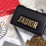 Dior Black Mini J'Adior Calfskin Flap Bag - Image 2