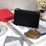 Dior Black Mini J'Adior Calfskin Flap Bag - Image 4