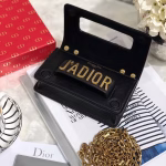 Dior Black Mini J'Adior Calfskin Flap Bag - Image 3