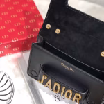 Dior Black Mini J'Adior Calfskin Flap Bag - Image 7