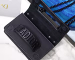 Dior Mini J'Adior Bag In Black Ultra Matte Calfskin - Image 8