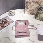 Dior Mini J'Adior Bag In Pink Ultra Matte Calfskin - Image 7