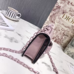 Dior Mini J'Adior Bag In Pink Ultra Matte Calfskin - Image 3