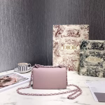 Dior Mini J'Adior Bag In Pink Ultra Matte Calfskin - Image 4