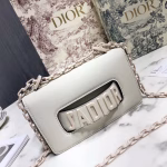 Dior Mini J'Adior Bag In White Ultra Matte Calfskin - Image 5