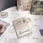 Dior Mini J'Adior Bag In White Ultra Matte Calfskin - Image 8