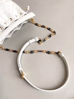 Dior Small Jolie Bucket Bag in White Macrocannage Lambskin - Image 10